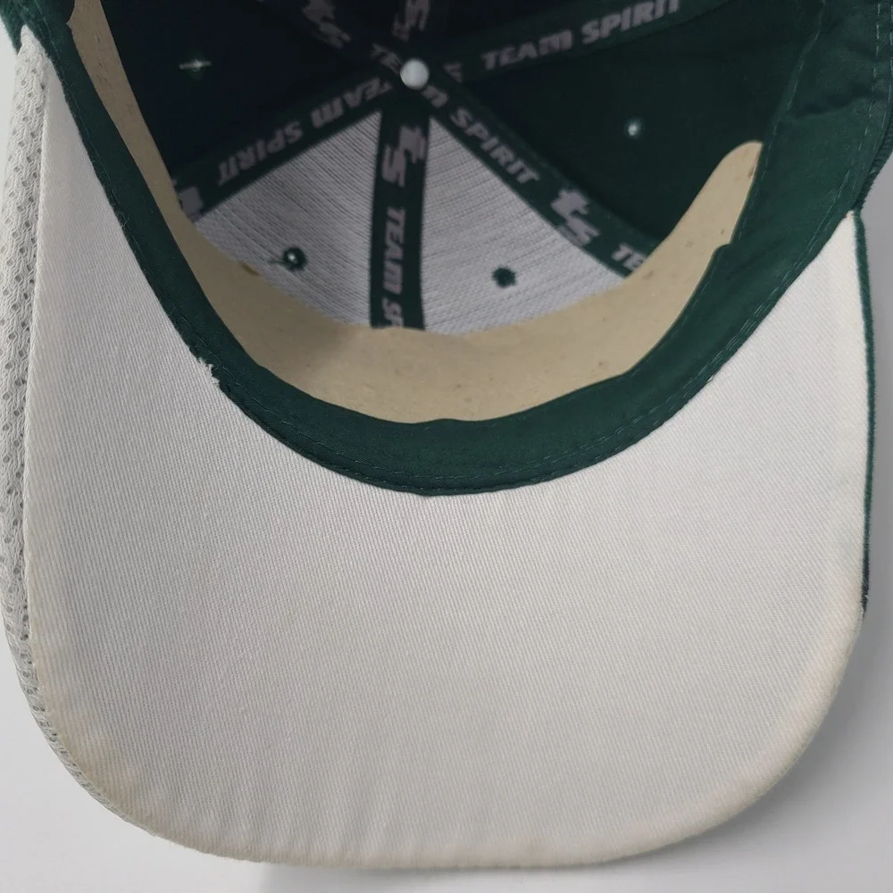 Michigan State Spartans Hat Adjustable (Fits Small) Team Spirit Green White NCAA